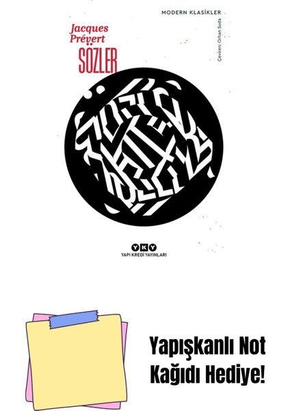 Sözler + Yapışkanlı Not Kağıdı