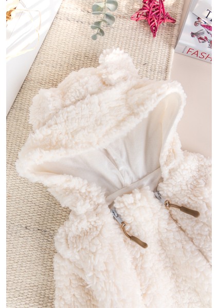 Kapüşonlu Welsoft Peluş Kışlık Kız/erkek Bebek Tulum modelleri