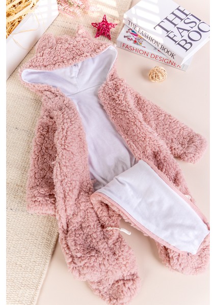 Kapüşonlu Welsoft Peluş Kışlık Kız/erkek Bebek Tulum fiyatları