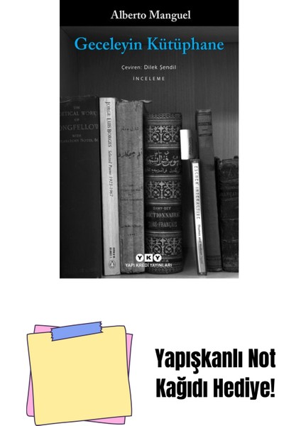 Geceleyin Kütüphane + Yapışkanlı Not Kağıdı