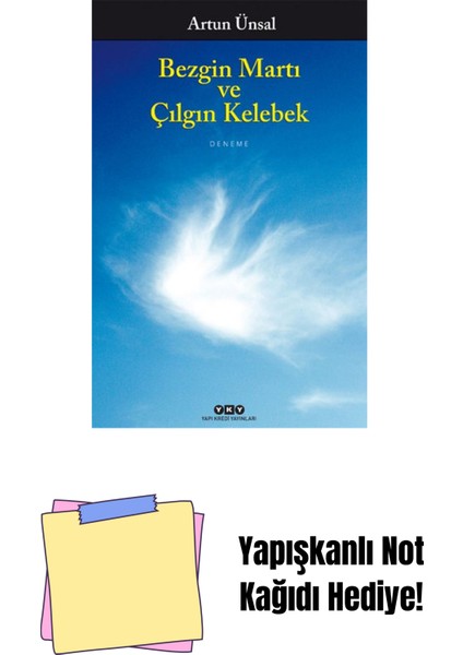 Bezgin Martı ve Çılgın Kelebek + Yapışkanlı Not Kağıdı
