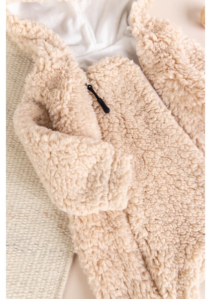Kapüşonlu Welsoft Peluş Kışlık Kız/erkek Bebek Tulum modelleri