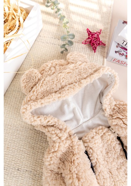 Kapüşonlu Welsoft Peluş Kışlık Kız/erkek Bebek Tulum fırsatları