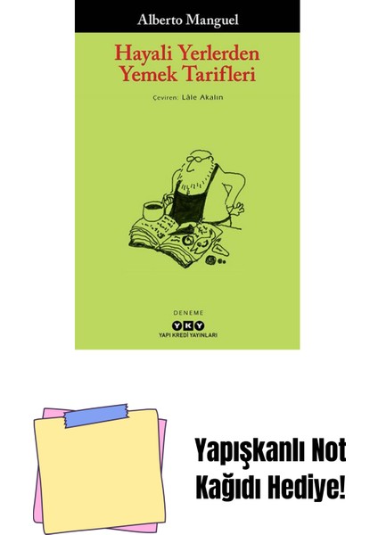 Hayali Yerlerden Yemek Tarifleri + Yapışkanlı Not Kağıdı