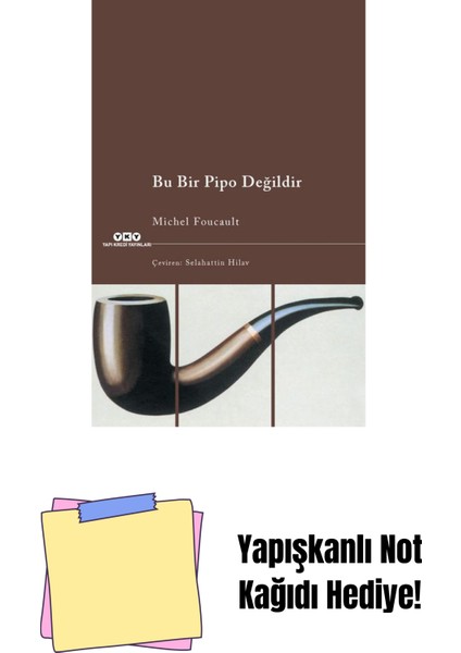 Bu Bir Pipo Değildir + Yapışkanlı Not Kağıdı