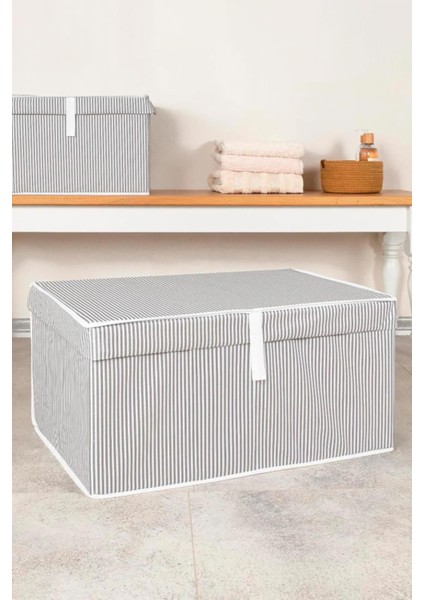 1 Adet Mega Boy Kapaklı Kutu Hurç Organizer 60*40*30* Yastık ve Yorgan Hurcu Baza Altı Kazak Hurcu fiyatları