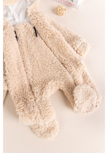 Kapüşonlu Welsoft Peluş Kışlık Kız/erkek Bebek Tulum indirimleri