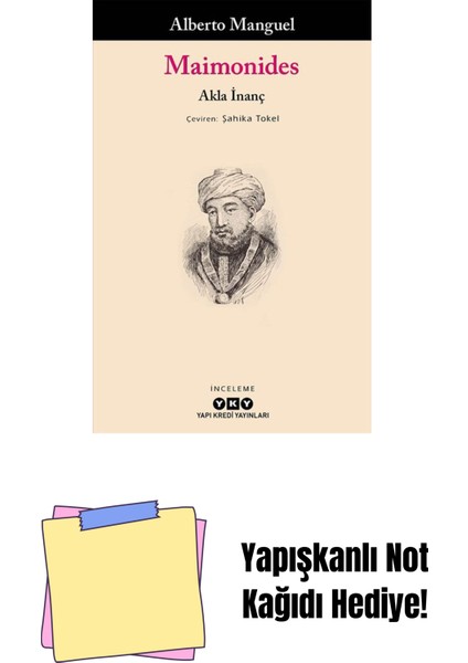 Maimonides – Akla Inanç + Yapışkanlı Not Kağıdı