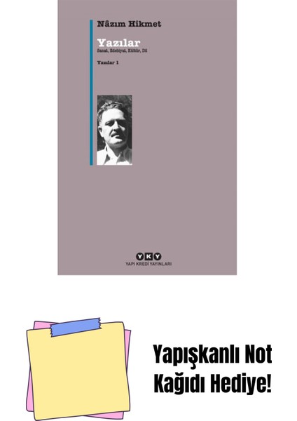 Yazılar 1 – Sanat, Edebiyat, Kültür, Dil + Yapışkanlı Not Kağıdı