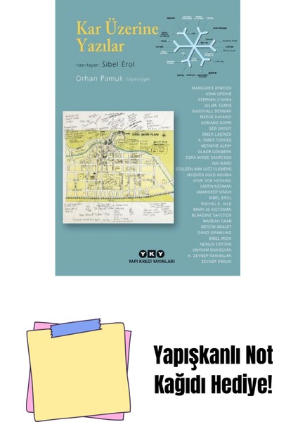 Kar Üzerine Yazılar + Yapışkanlı Not Kağıdı