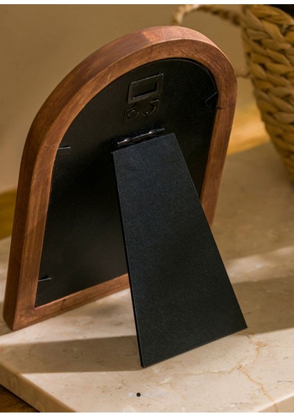 Dekoratif Bohem Ahşap Fotoğraf Çerçevesi 17 cm modelleri