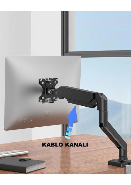 17-35” Masa Üstü Hareketli LED Monitör Tutucu Askı Aparatı