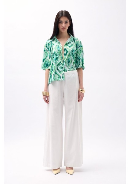 Runiquehome Desenli Saten Gömlek fiyatları