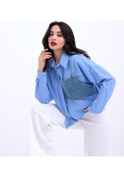 Runiquehome 5419 Gömlek-Koyu Mavi fırsatları