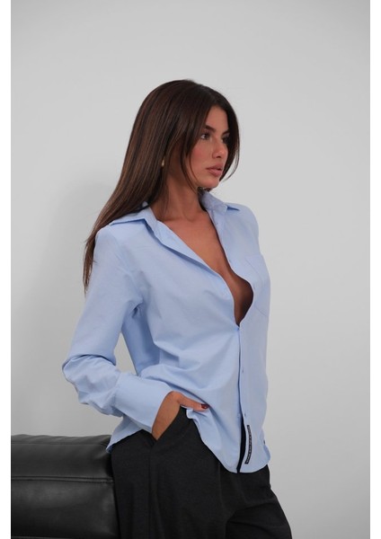 Runiquehome Vatkalı Oversize Gömlek