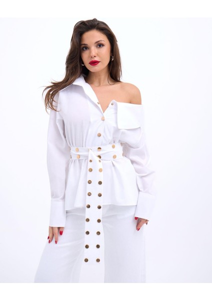 Runiquehome 6493 Gömlek-Beyaz fırsatları