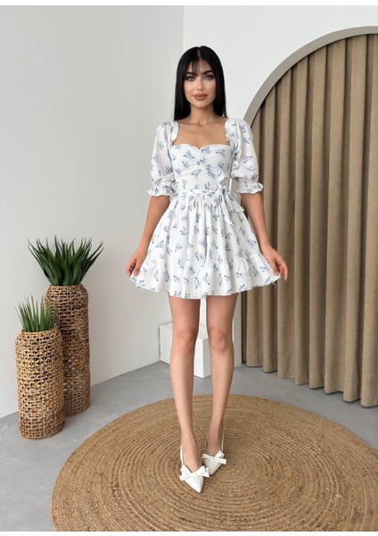 Runiquehome Rucka Belden Bağlamalı Mini Elbise modelleri