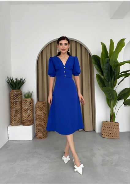 Runiquehome Linda Midi Elbise