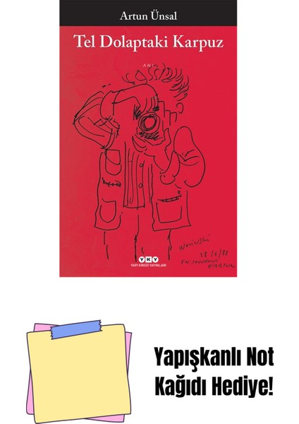 Tel Dolaptaki Karpuz + Yapışkanlı Not Kağıdı