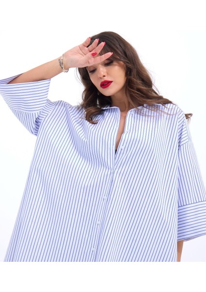 Runiquehome 4328 Gömlek-Washington Çizgili