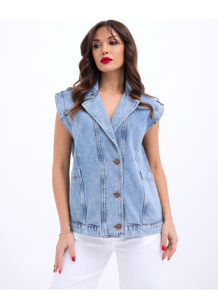 Runiquehome 5751 Kot Yelek-Mavi modelleri