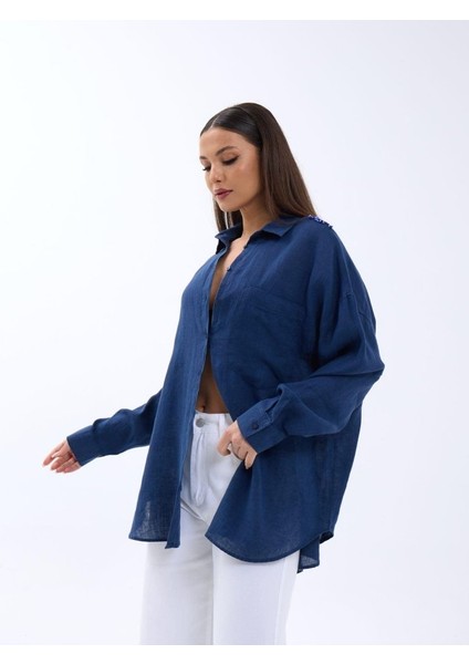 Runiquehome 7399 Gömlek-Lacivert fırsatları