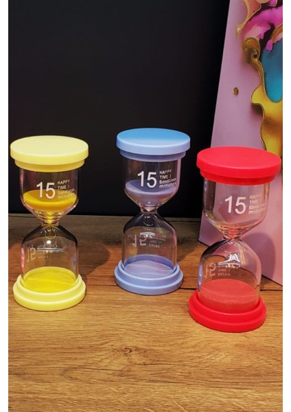 15 Dakika Kum Saati Eğlenceli Kum Saati Ders Çalışma Kum Saati