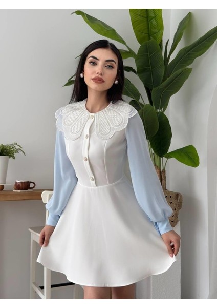 Runiquehome Asıo Bebe Yaka Elbise fırsatları