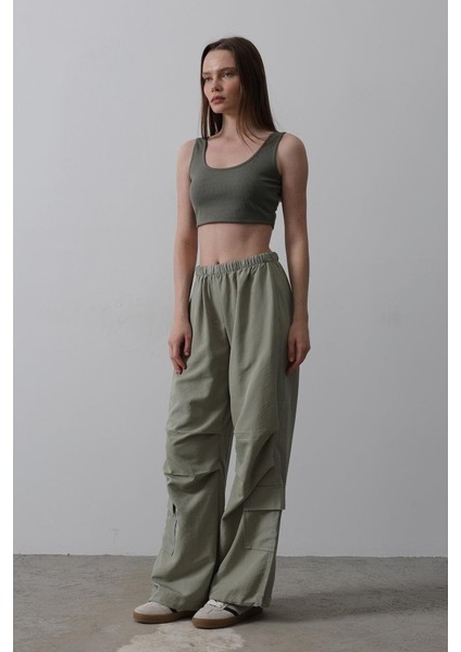 Runiquehome Paraşüt Cargo Pantolon - Haki modelleri