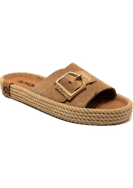 COR12-00037 Bohonomad Corsica Kadın Terlik Latte fiyatları
