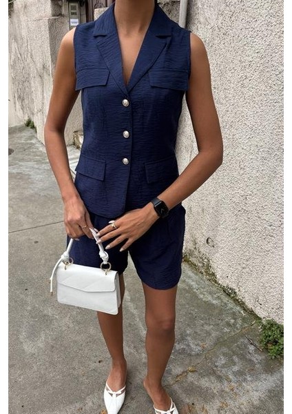 Runiquehome Yelek Şort Viscon Takım 10156-17 indirimleri