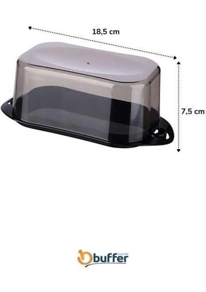 Kilitli Plastik Kapaklı Kahvaltılık Tereyağlık Peynirlik Erzak Saklama Kabı AP-9428 indirimleri