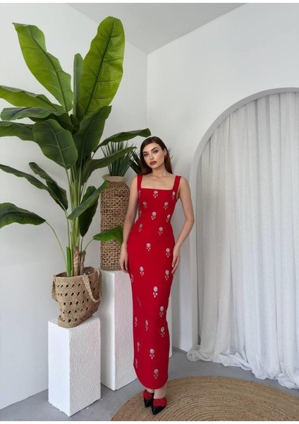 Runiquehome Ners Taş Detaylı Elbise fırsatları