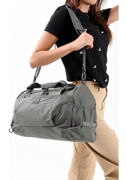 Unisex Kabin Boy Çapraz Askılı Omuz Çantası Seyehat Spor Çantası Hafif Paraşüt Kumaş 44*29 cm