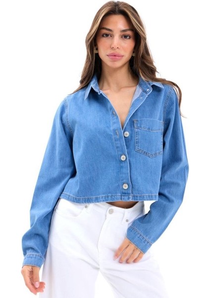 Runiquehome 7367 Kot Gömlek-Mavi