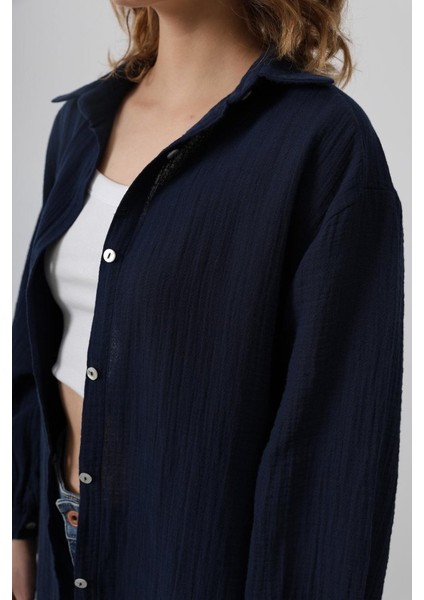Runiquehome Gömlek - Lacivert modelleri