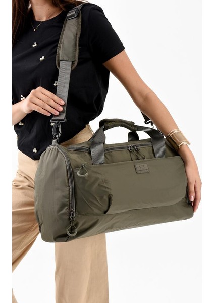 Unisex Kabin Boy Çapraz Askılı Omuz Çantası Seyehat Spor Çantası Hafif Paraşüt Kumaş 44*29 cm