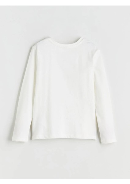 Lcw Bisiklet Yaka Baskılı Kız Çocuk Tişört 2'li (W5) fırsatları