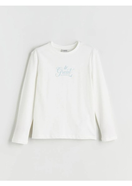 Lcw Bisiklet Yaka Baskılı Kız Çocuk Tişört 2'li (W5) modelleri