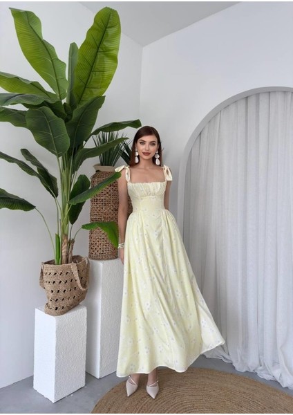 Runiquehome Khalesı Omuz Bağlamalı Elbise indirimleri