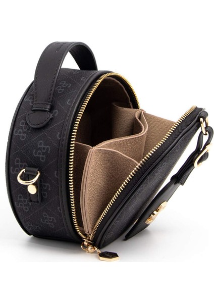 Kadın Çapraz Çanta 1163-45630 Sılver Polo Çapraz Bayan Çantası M178 Siyah-Mat Siyah indirimleri