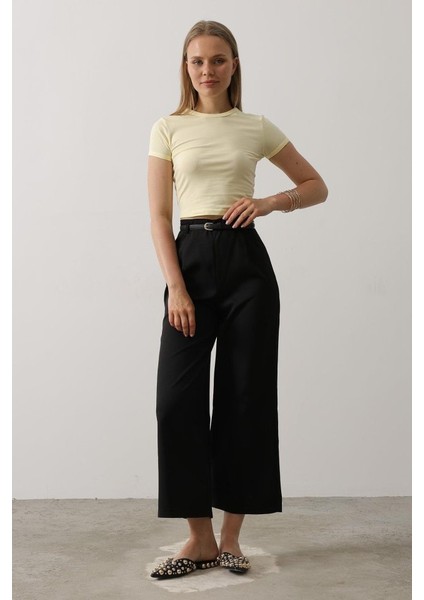 Runiquehome Kemer Pens Detaylı Pantolon - Siyah fiyatları