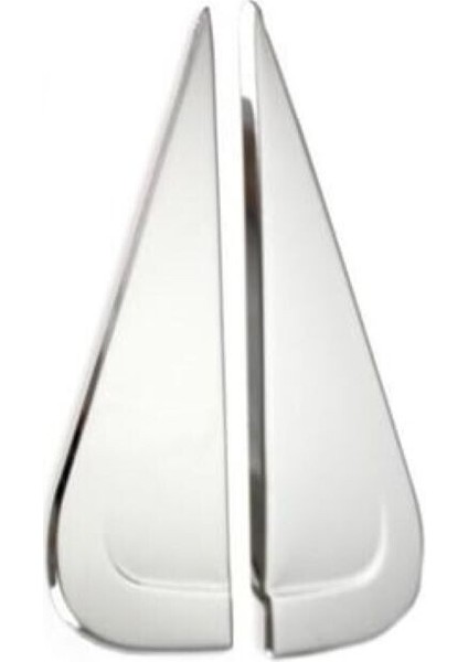 Dacia Duster Uyumlu Arka Cam Kelebek Yeri 2 Parça 2010-2017 Paslanmaz Krom