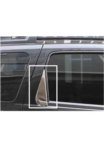 Dacia Duster Uyumlu Arka Cam Kelebek Yeri 2 Parça 2010-2017 Paslanmaz Krom fiyatları