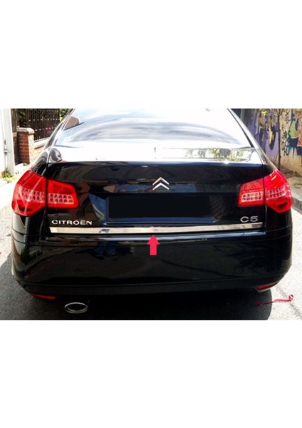 Citroen C5 Uyumlu Bagaj Alt Çıtası Formlu 2008 ve Üzeri Paslanmaz Krom fiyatları