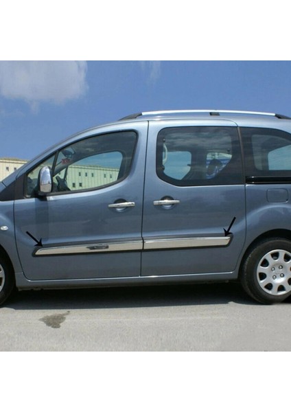 Citroen Berlingo Uyumlu Yan Kapı Çıtası 4 Parça 2008 Üzeri Paslanmaz Krom fiyatları