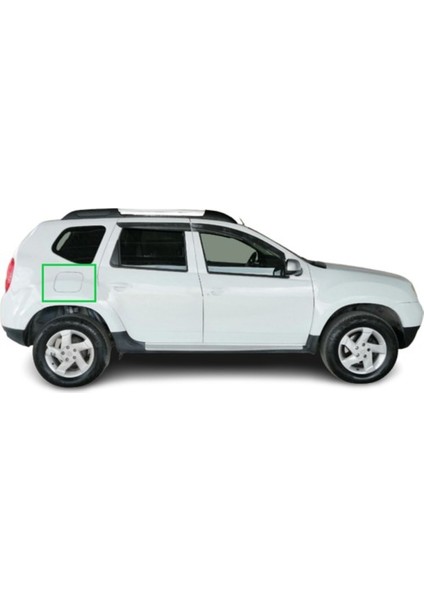 Dacia Duster Uyumlu Depo Kapağı 2010-2017 Paslanmaz Krom