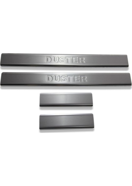Dacia Duster Uyumlu Kapı Eşiği 4 Parça 2010-2017 Paslanmaz Krom