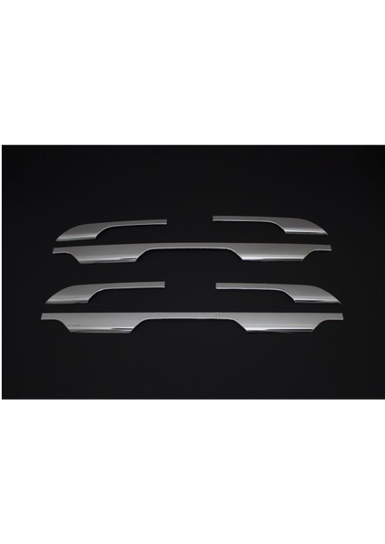 Dacia Duster Uyumlu Yan Marşbiel Üstü Çıta 6 Parça 2018 ve Üzeri Paslanmaz Krom