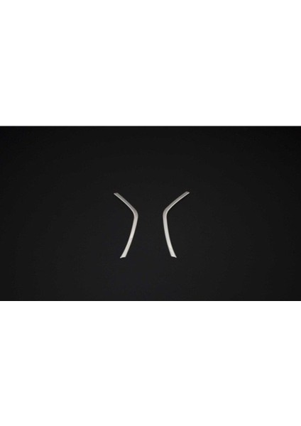 Dacia Duster Uyumlu Ön Panjur Yanları 2 Parça 2018 Üzeri Paslanmaz Krom